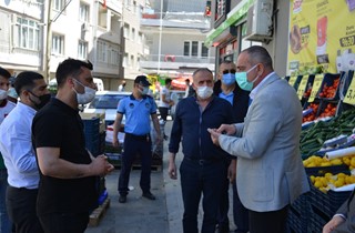 Belediye Başkanımız Mehmet Uğur Sertaslan marketleri denetledi